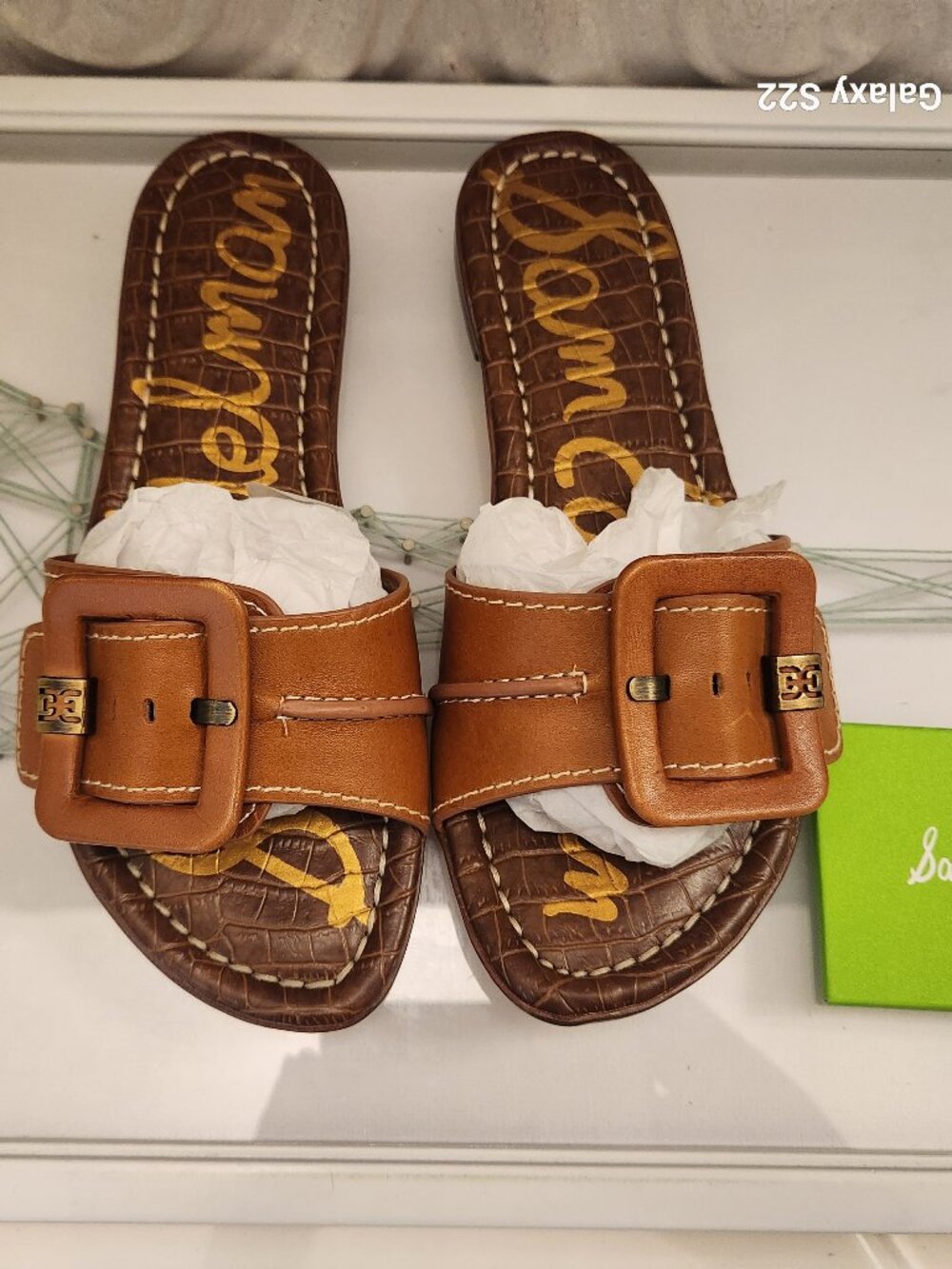 Sam Edelman "Gaige" Brown Leather Sandals. NIB. Size: 6. - Picture 4 of 10